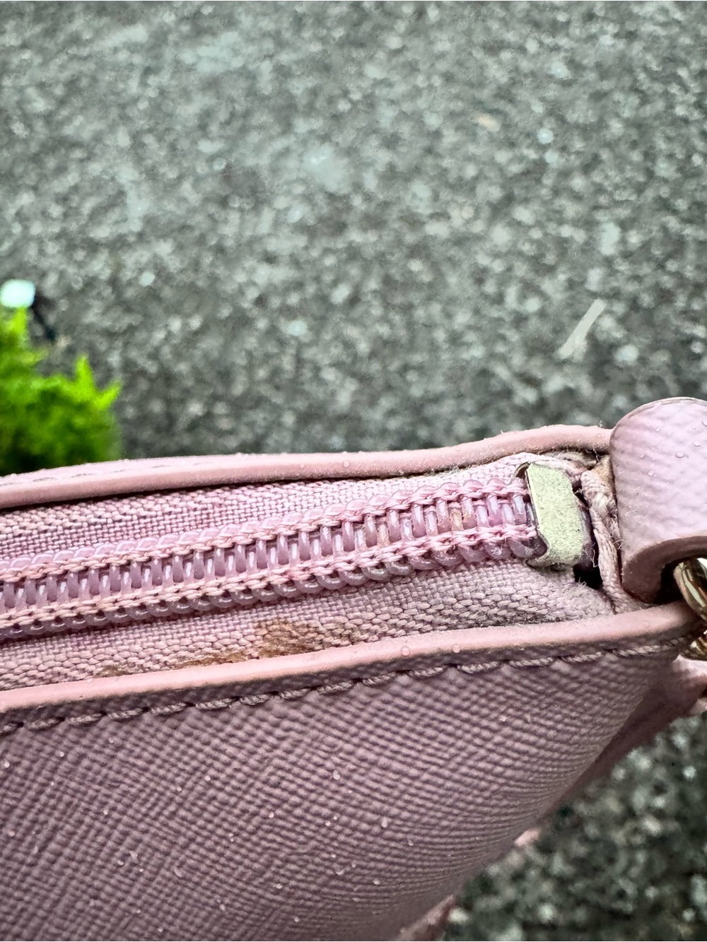 Kate Spade New York Pink Glitter Crossbody Satchel Small Tote Bag - Picture 8 of 12